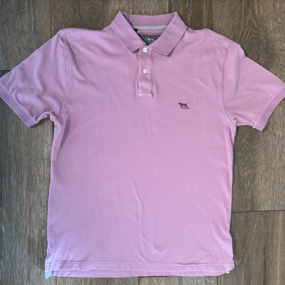 Rodd and Gunn mens short sleeve polo dusty rose color size small - Picture 3 of 11